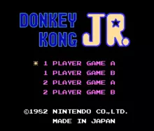 Image n° 7 - titles : Donkey Kong Jr.